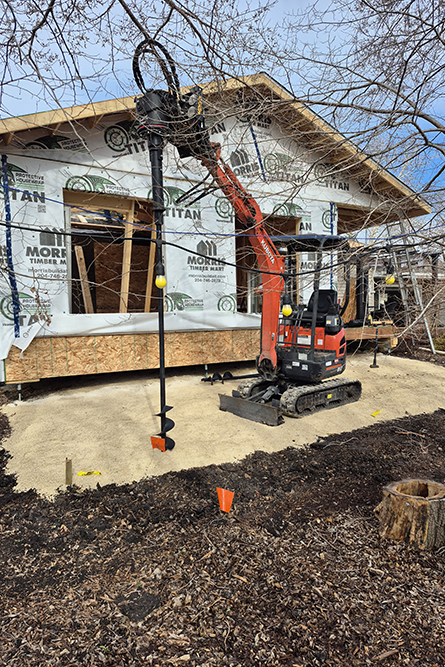 Ground Anchor Install Ground Anchor Install