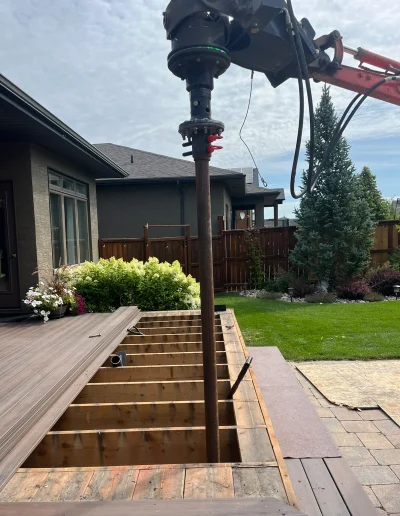 Helical Pile Install